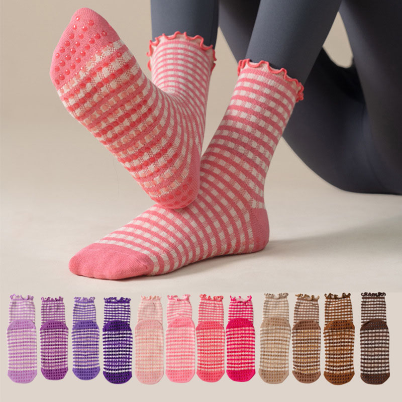 Medias Para Pilates Y Yoga - Kaos Kaki Pilates Wanita Katun dengan