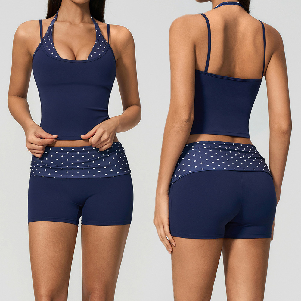 Tank Top Bra Yoga Halter Wanit - Pilate Yoga Workout ulasan dan harga